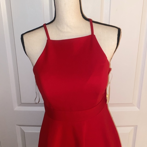 Altare”d, State size small, red halter dress - Picture 4 of 17